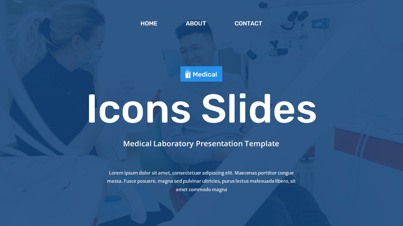 Medical Laboratory Google Slides Template, Presentation Templates ...