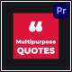 Multipurpose Quotes | MOGRT - VideoHive Item for Sale
