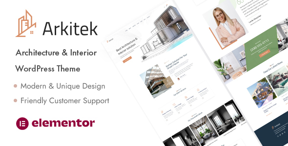 Arkitek – Architecture & Interior WordPress Theme