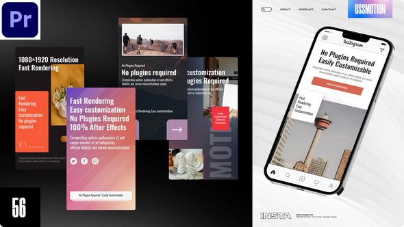 Stylish Instagram Stories For Premiere Pro