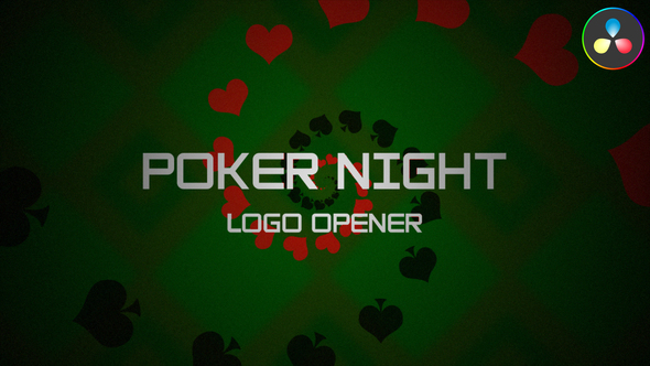 Poker Night Opener for DaVinci Resolve