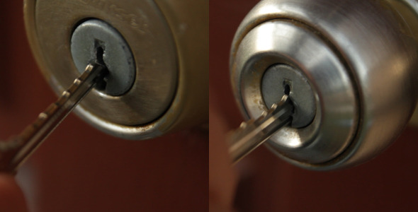 Locking And Unlocking Door