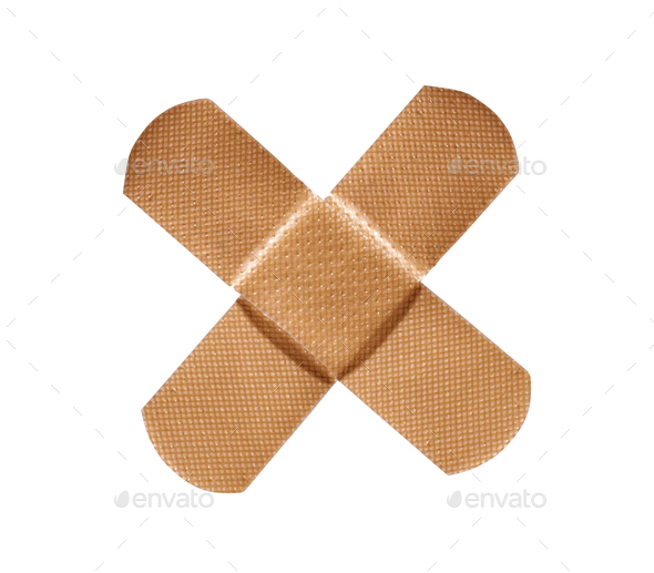 Plaster isolated on white background Stock Photo by ozaiachin | PhotoDune