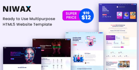 Niwax - Creative Agency & Portfolio HTML Template