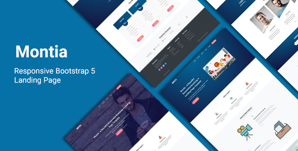Montia - Landing Page Template
