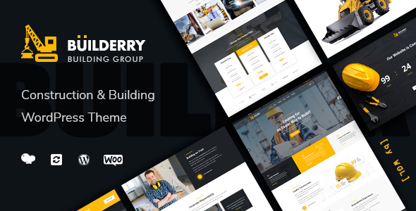 Builderry - Construction And Building Wordpress Theme By Webgeniuslab