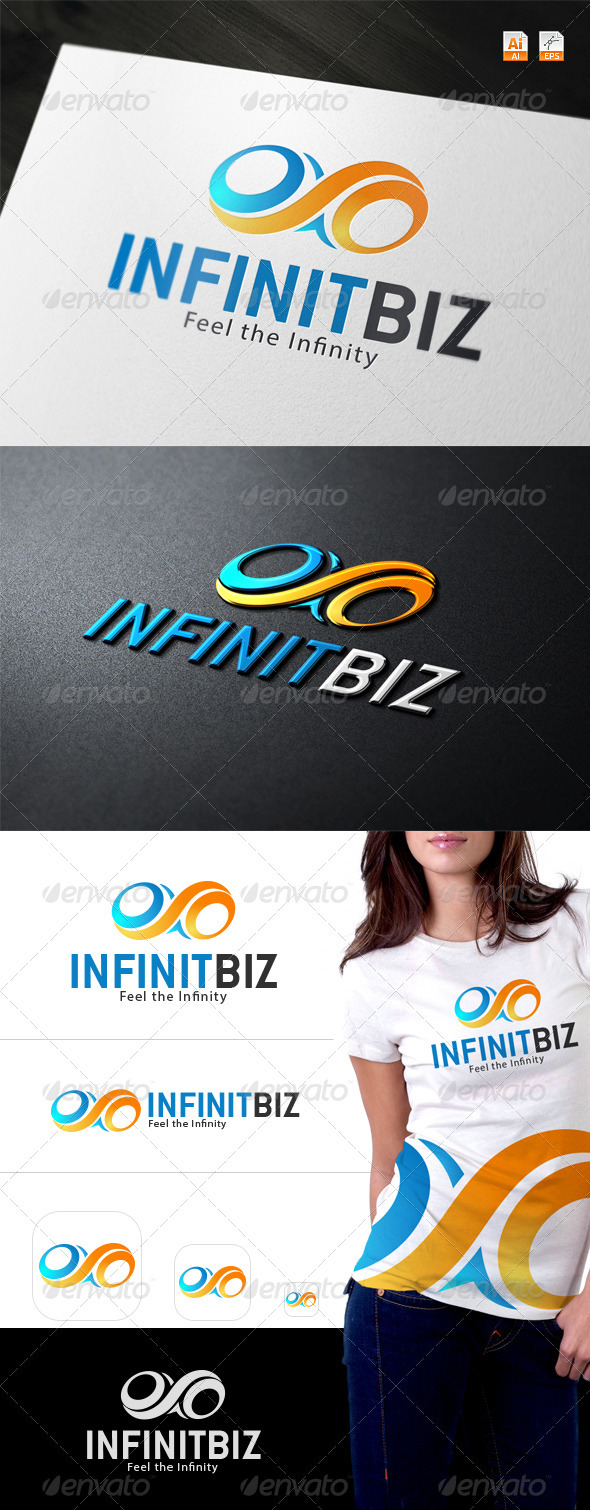 InfinitBiz - Infinity Business Logo - Symbols Logo Templates