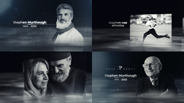 Memorial Photo Gallery Video Displays template preview