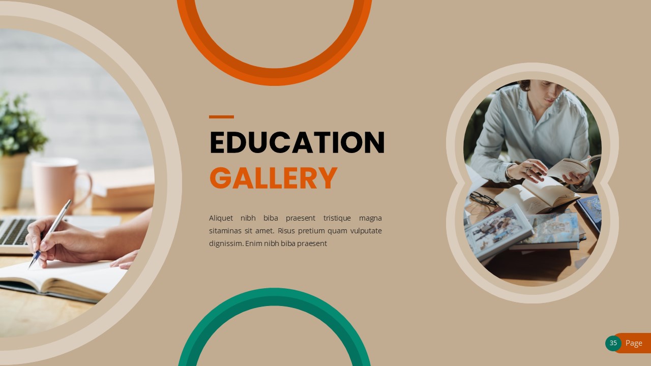 Vintage Creative Education PowerPoint Template, Presentation Templates