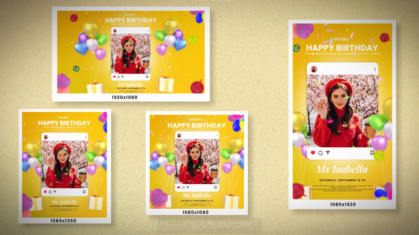 happy birthday after effects project file free download