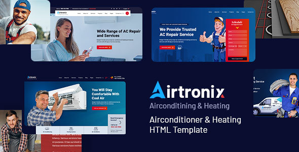 Airtronix - Airconditioner, HVAC And Repairing HTML Template