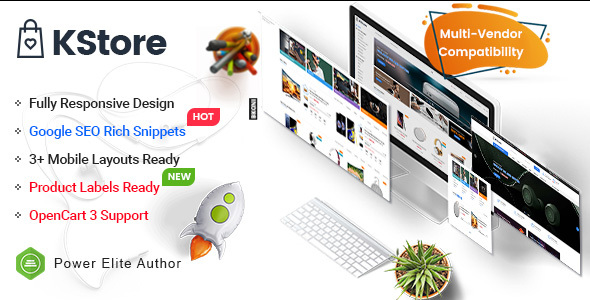 KStore - Multipurpose OpenCart 3 Hi-Tech Theme ( 3 Mobile Layouts Included)