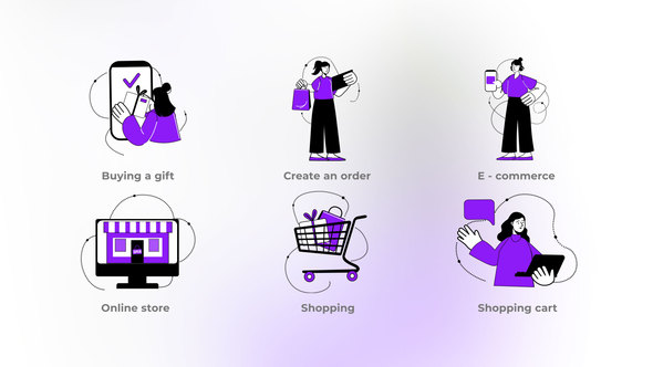 E - commerce - Simple Concept