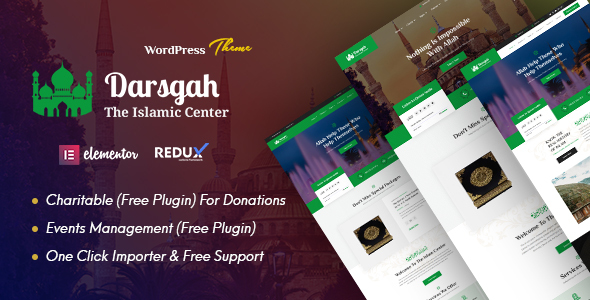Darsgah - Islamic Institute & Mosque WordPress Theme