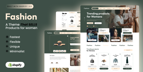 Fashion – Shopify 2.0 eCommerce Theme