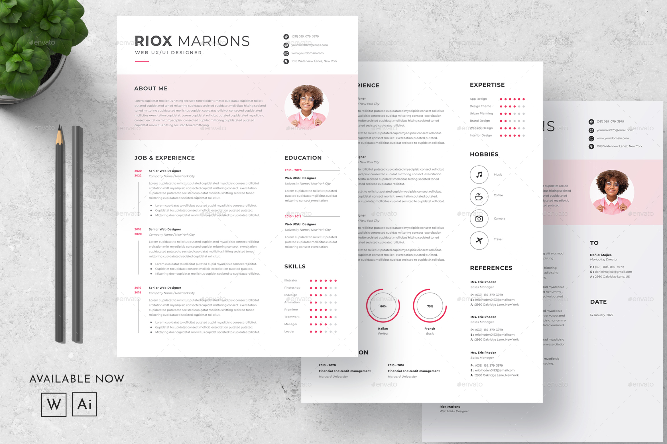 CV Resume Template, Print Templates | GraphicRiver