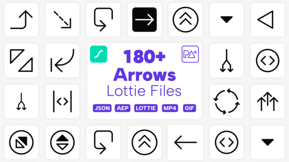 Arrows Lottie Files