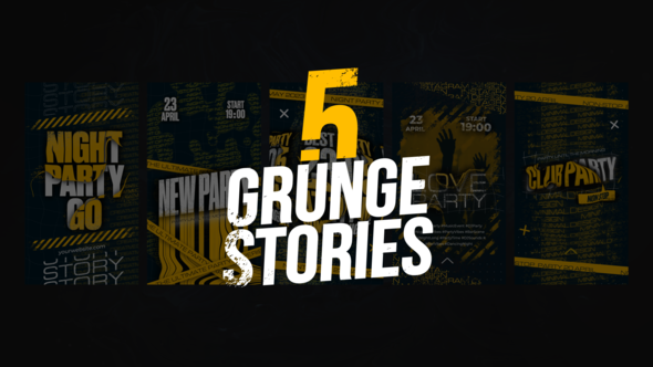 5 Grunge Stories | Premiere Pro