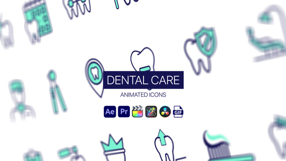 Dental Care Animated Icons alt