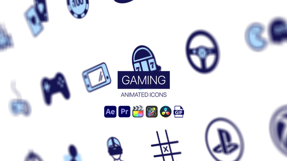 Gaming Animated Icons alt
