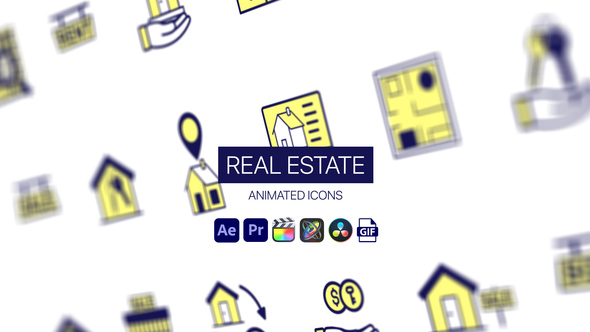 Real Estate Animated Icons alt