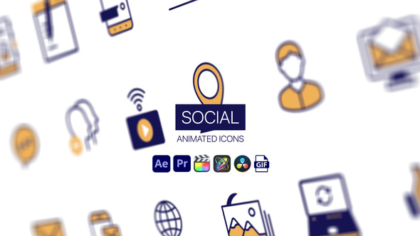 Social Animated Icons alt