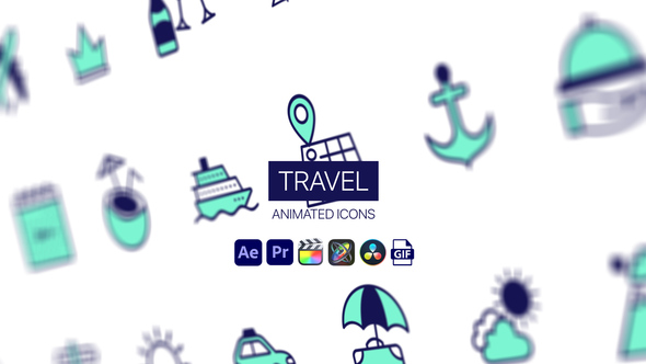 Travel Animated Icons alt