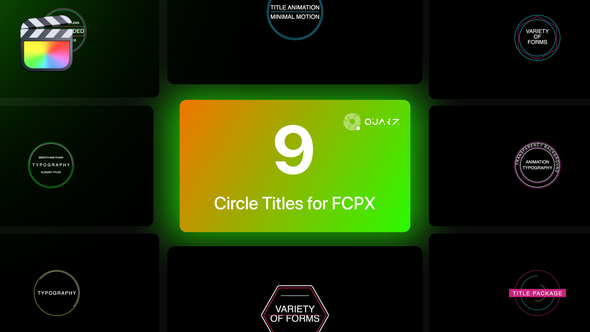 Circle Titles for Final Cut Pro X