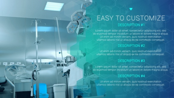 Medical Technology Promo Video Displays template preview