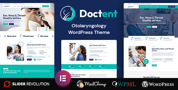 Doctent – Otolaryngologist WordPress Theme