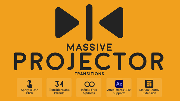Massive Projector Transitions Elements template preview