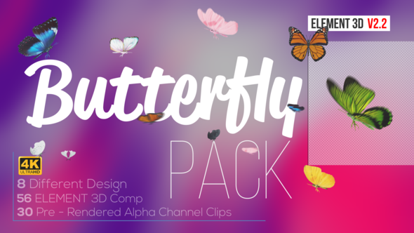Butterfly Pack - Element 3D