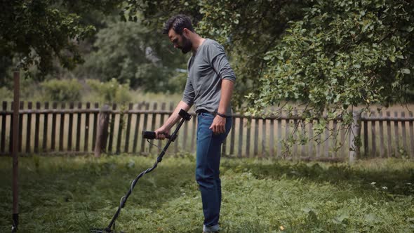 Treasure Hunting Metal Detector. Archeologist Coin Detector Equipment. Lost Jewelry Search Metal. alt