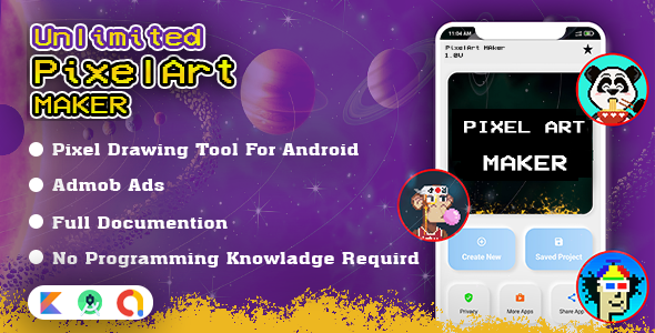 PixelArt Maker Android Full Source code