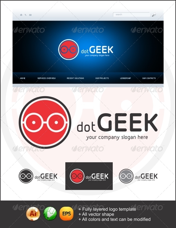 dot Geek Logo - Symbols Logo Templates