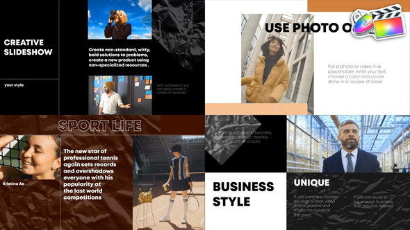 Modern Creative Slideshow | FCPX