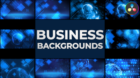 Business Backgrounds for DaVinci Resolve