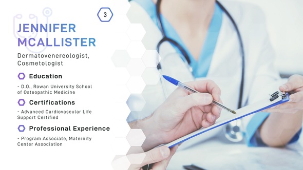 Medical Displays 2 Video Displays template preview