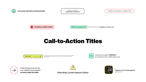 Call-to-Action Titles for Premiere