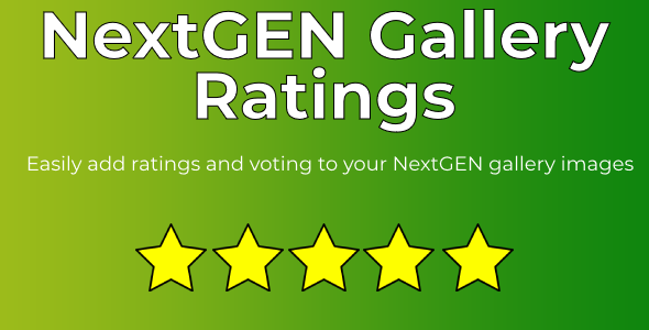 NextGEN Gallery Ratings
