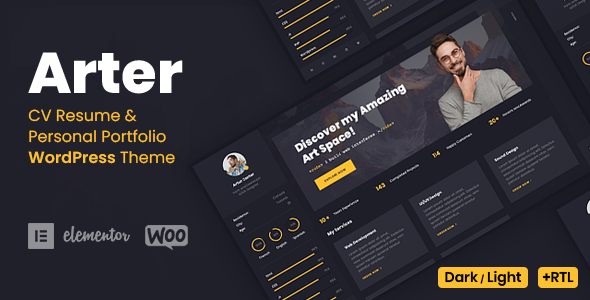 Arter - Resume WordPress Theme
