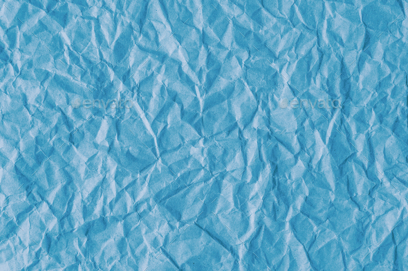 Recycled Crumpled Blue Paper Texture Background Stock Photo by Kateryna ...