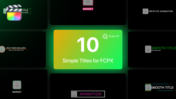Simple Titles for Final Cut Pro X Vol. 02