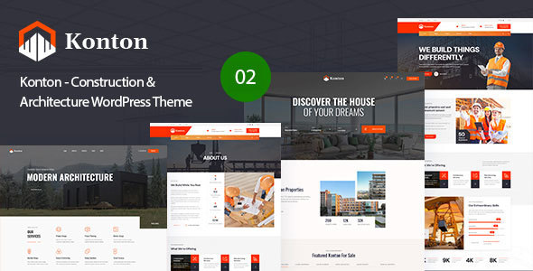 Konton - Construction & Architecture WordPress Theme