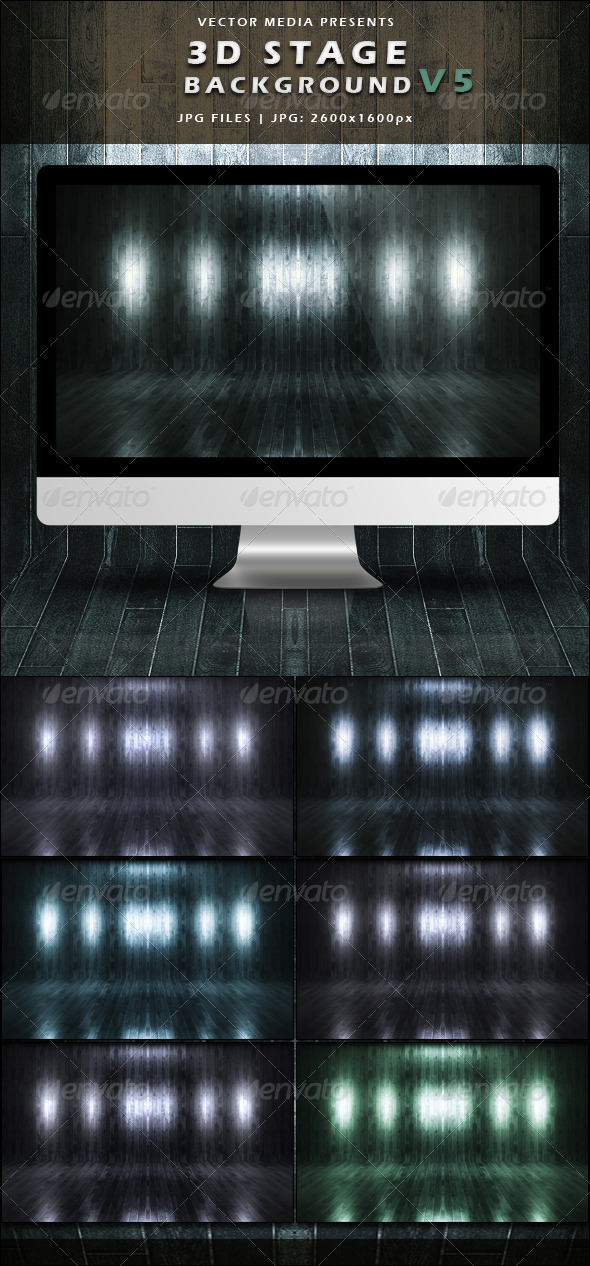 3D Stage Background - Vol.5 - 3D Backgrounds