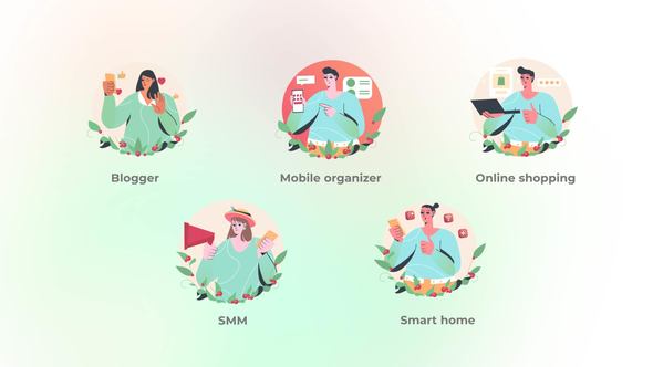 Mobile Organizer- Flat Concepts-Colorful