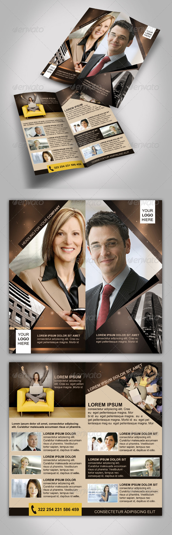 Corporate Bifold Brochure - Corporate Brochures