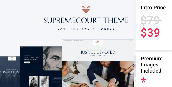 SupremeCourt – Law Firm and Attorney Theme