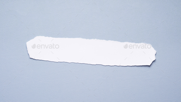 header image with blank strip of paper