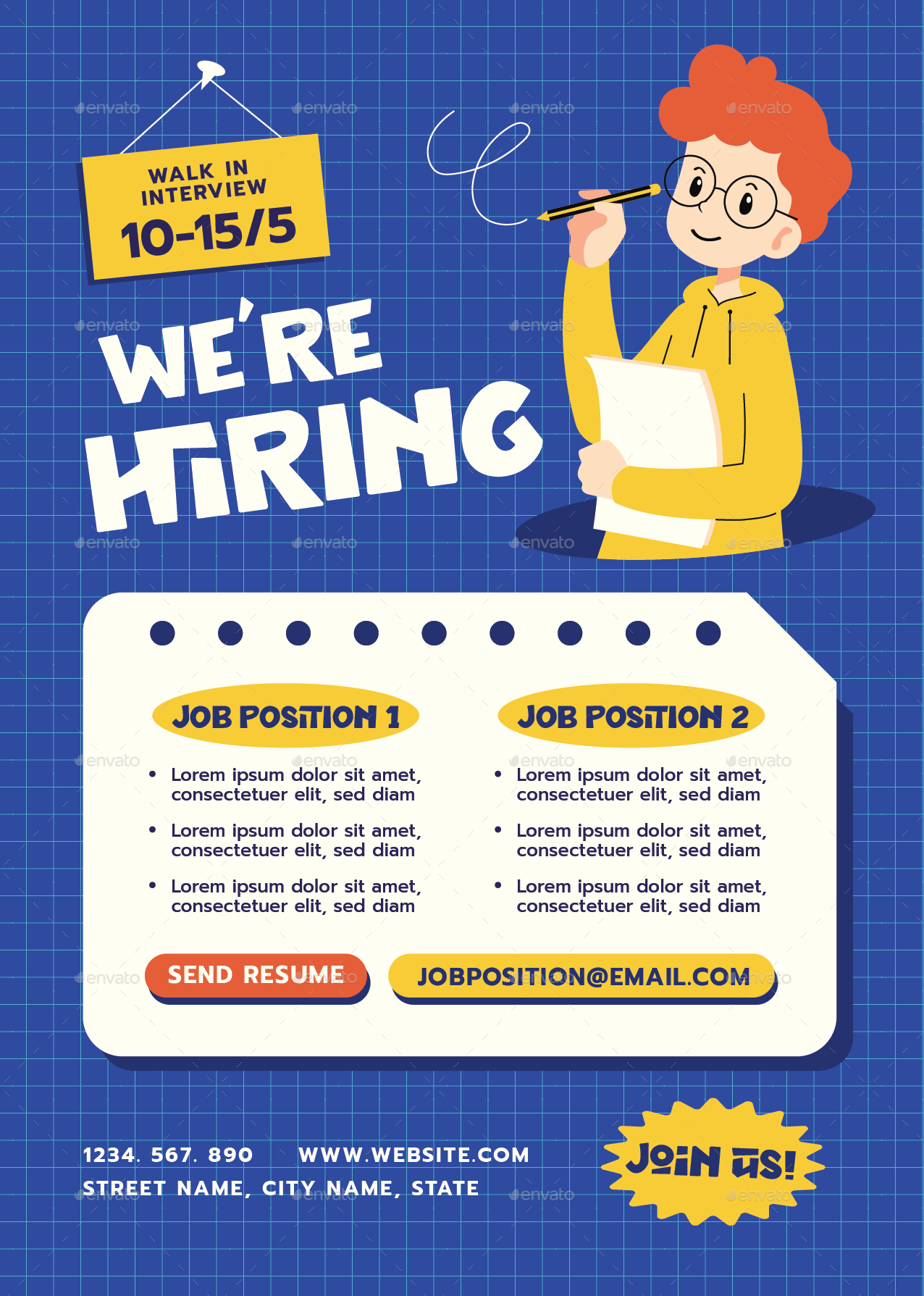 Hiring Flyer | Recruitment Flyer, Print Templates | GraphicRiver